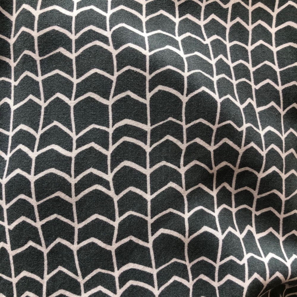 Loft S Chevron Pattern Grey Tank Button Pockets - image 3